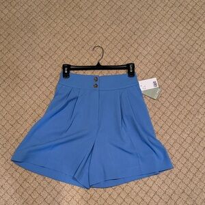 H&M High Waist Blue Women's Shorts